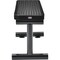 Global Industrial 48L Outdoor Steel Flat Bench, Expanded Metal, Black 695741BK - alternate 4